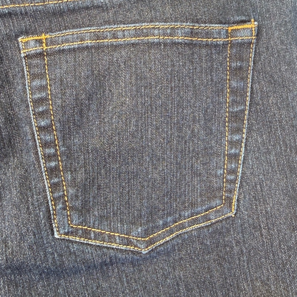 Anne Klein Metropolitan Straight Leg Jeans - Dark Indigo Wash - Size 10 - Picture 10 of 11